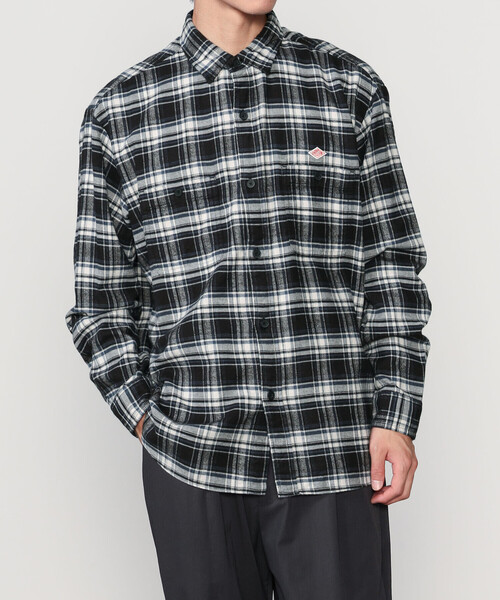 DANTON(ダントン)の「DANTON | フランネル レギュラーカラー長袖シャツ MEN(シャツ/ブラウス・メンズ・ブルー系その他/ブラック系その他・40/42)」の17枚目の写真
