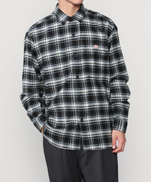 DANTON | フランネル レギュラーカラー長袖シャツ MEN