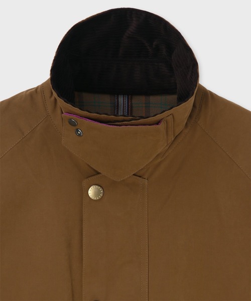 Paul Smith(ポールスミス)の「ウィメンズ "Paul Smith Loves Barbour" Bedale ピーチスキンジャケット / 265706 MCA1218(その他アウター・レディース・ブラック/ブラウン・XX-SMALL/X-SMALL)」の8枚目の写真