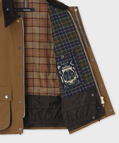 Paul Smith(ポールスミス)の「ウィメンズ "Paul Smith Loves Barbour" Bedale ピーチスキンジャケット / 265706 MCA1218(その他アウター・レディース・ブラック/ブラウン・XX-SMALL/X-SMALL)」の10枚目の写真
