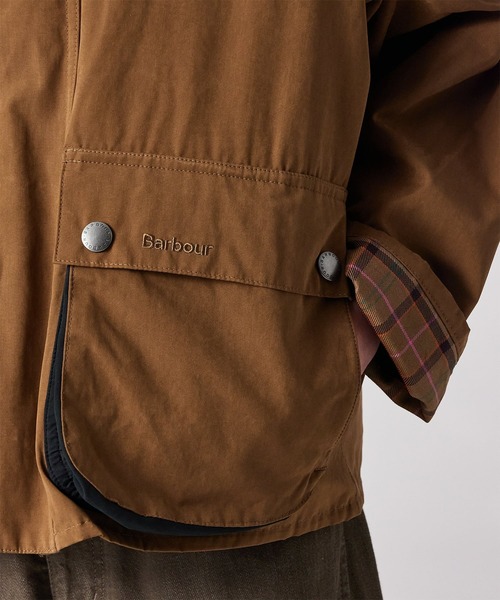Paul Smith(ポールスミス)の「ウィメンズ "Paul Smith Loves Barbour" Bedale ピーチスキンジャケット / 265706 MCA1218(その他アウター・レディース・ブラック/ブラウン・XX-SMALL/X-SMALL)」の5枚目の写真