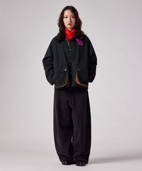Paul Smith(ポールスミス)の「ウィメンズ "Paul Smith Loves Barbour" Bedale ピーチスキンジャケット / 265706 MCA1218(その他アウター・レディース・ブラック/ブラウン・XX-SMALL/X-SMALL)」の20枚目の写真