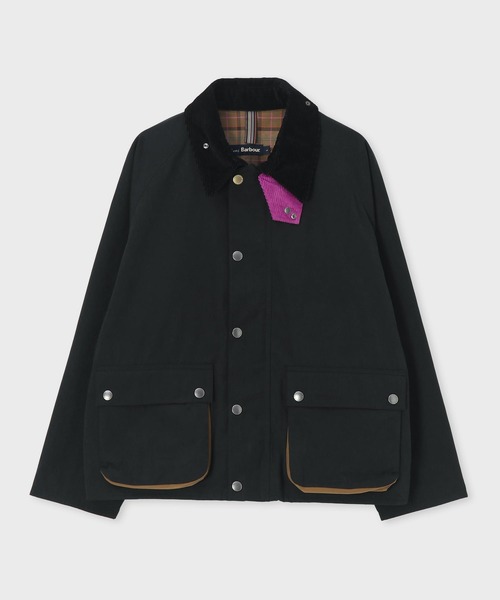 Paul Smith(ポールスミス)の「ウィメンズ "Paul Smith Loves Barbour" Bedale ピーチスキンジャケット / 265706 MCA1218(その他アウター・レディース・ブラック/ブラウン・XX-SMALL/X-SMALL)」の22枚目の写真