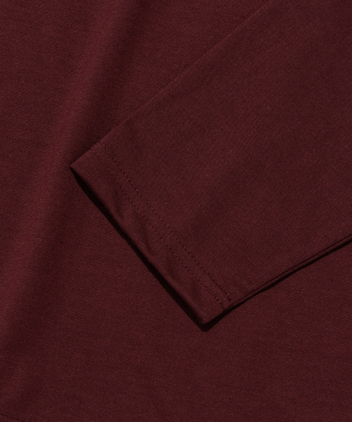 CARGOBROS FOR WOMAN(カーゴブロスフォーウィメン)の「ヴィンテージクラックロゴロングスリーブTシャツ(ワイン)(Tシャツ/カットソー・レディース・その他・SMALL/MEDIUM/LARGE/X-LARGE)」の4枚目の写真