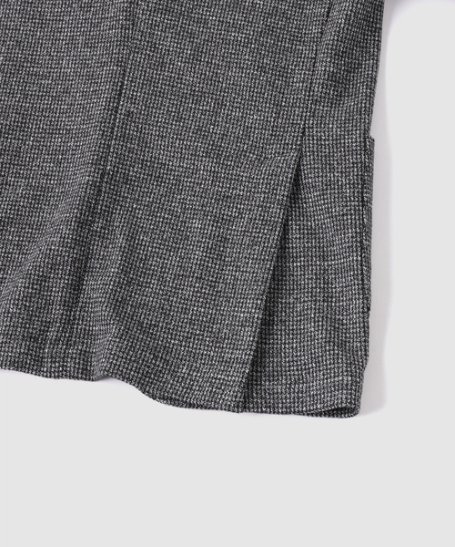 EDIFICE(エディフィス)の「BRERAS (ブレラス) Jersey Dobby Checked ジャケット(テーラードジャケット・メンズ・グレー/ダークブルー・50/48/46/44)」の5枚目の写真