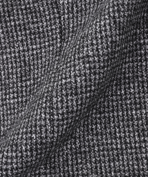 EDIFICE(エディフィス)の「BRERAS (ブレラス) Jersey Dobby Checked ジャケット(テーラードジャケット・メンズ・グレー/ダークブルー・50/48/46/44)」の7枚目の写真