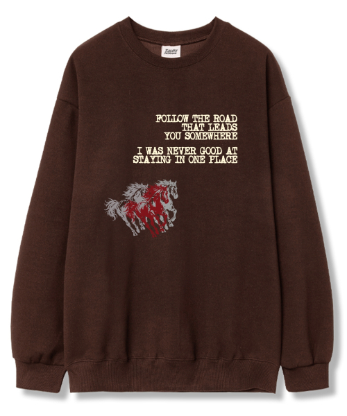 TI.GLAKE(ティーグレイク)の「ワンプレイス オーバーサイズ 裏毛スウェットTシャツ 6カラー(スウェット・レディース・ブラック/ネイビー/ブラウン/グレー/クリーム/チャコール・LARGE/X-LARGE/XX-LARGE)」の10枚目の写真