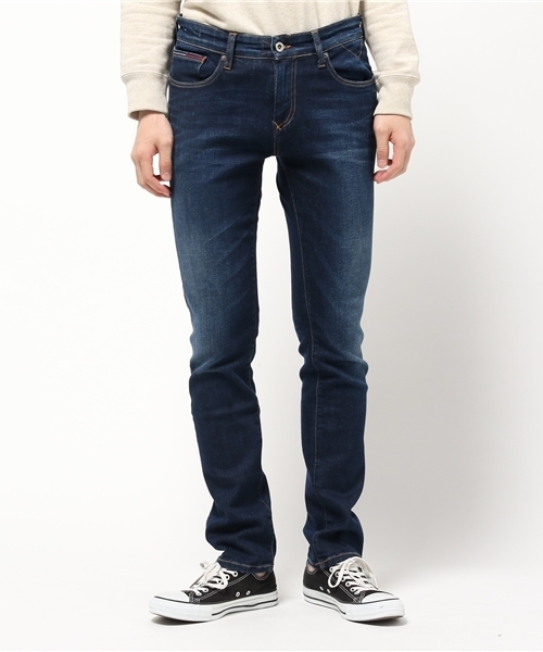 HILFIGER DENIM(ヒルフィガーデニム)の「SCANTONストレートスリムデニムパンツ(デニムパンツ・メンズ・インディゴブルー・28inch/29inch/30inch/31inch/32inch/33inch/34inch/36inch)」の9枚目の写真