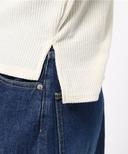 RAY CASSIN（レイカズン）の「袖ボリュームプルオーバー（ニット/セーター・レディース・ピンク/キャメル/オフホワイト/杢グレー/ブルー・FREE）」の11枚目の写真