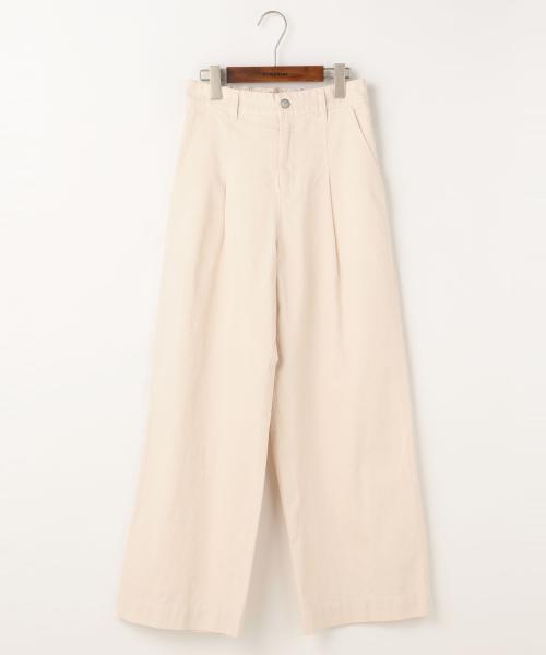 DOUBLE NAME（ダブルネーム）の「ピケワイドパンツ（その他パンツ・レディース・オフホワイト/カーキ/ベージュ/ネイビー・FREE）」の19枚目の写真