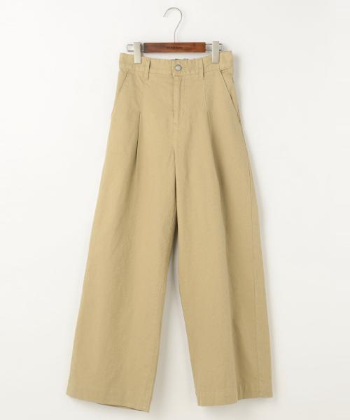 DOUBLE NAME（ダブルネーム）の「ピケワイドパンツ（その他パンツ・レディース・オフホワイト/カーキ/ベージュ/ネイビー・FREE）」の17枚目の写真