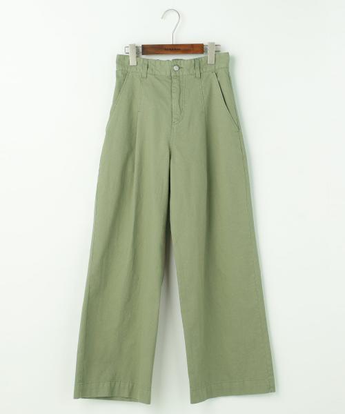 DOUBLE NAME（ダブルネーム）の「ピケワイドパンツ（その他パンツ・レディース・オフホワイト/カーキ/ベージュ/ネイビー・FREE）」の18枚目の写真