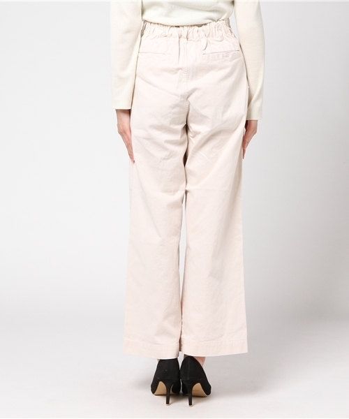 DOUBLE NAME（ダブルネーム）の「ピケワイドパンツ（その他パンツ・レディース・オフホワイト/カーキ/ベージュ/ネイビー・FREE）」の9枚目の写真