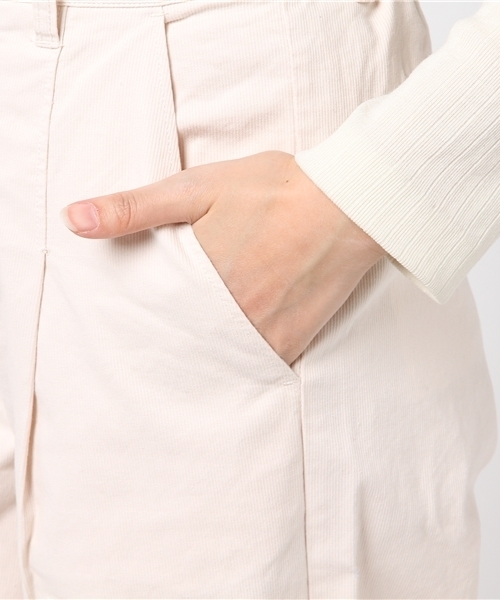 DOUBLE NAME（ダブルネーム）の「ピケワイドパンツ（その他パンツ・レディース・オフホワイト/カーキ/ベージュ/ネイビー・FREE）」の12枚目の写真