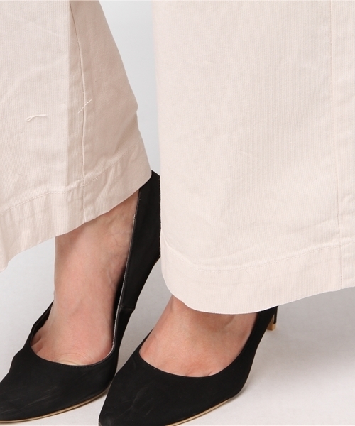 DOUBLE NAME（ダブルネーム）の「ピケワイドパンツ（その他パンツ・レディース・オフホワイト/カーキ/ベージュ/ネイビー・FREE）」の13枚目の写真