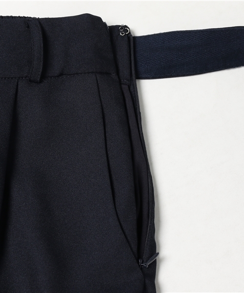Cheek(チーク)の「ベルテッドワイドパンツ(その他パンツ・レディース・キナリ/ネイビー/イエロー・MEDIUM)」の10枚目の写真