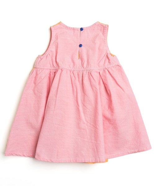 F.O.KIDS（エフオーキッズ）の「前後切り替えワンピース（ワンピース・キッズ・チェック/ストライプ/オレンジ・80/100/95/90/110/130/120/140）」の12枚目の写真