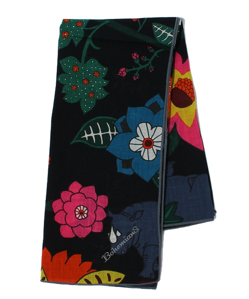 BEAMS(ビームス)の「BOHEMIANS / Jungleバンダナ(バンダナ/スカーフ・メンズ・ネイビー/その他1・ONE SIZE)」の2枚目の写真