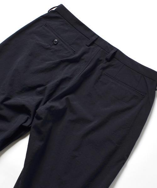 SHIPS BLUESTORE（シップスブルーストア）の「SHIPS BLUESTORE: ナイロンオックス テーパードアンクルパンツ（その他パンツ・メンズ・ブラック・SMALL/LARGE/MEDIUM）」の7枚目の写真