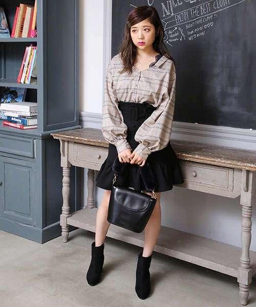 NEE チェックシャツ