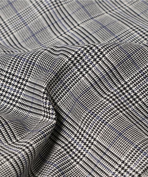 un dix cors(アンディコール)の「NEWツータックチェックワイドパンツ(その他パンツ・レディース・ブラック/ブラウン・38/36)」の6枚目の写真