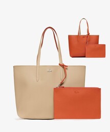 ANNA 2WAY リバーシブル トートバッグ / クラッチバッグ付き