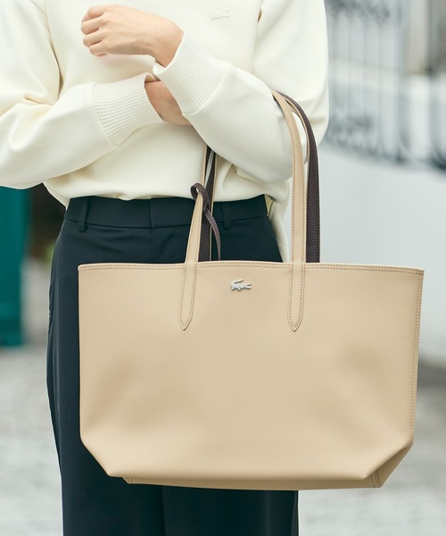 ANNA 2WAY リバーシブル トートバッグ（トートバッグ）｜LACOSTE
