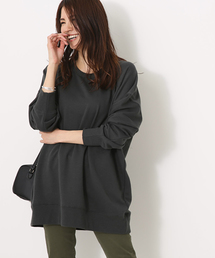AZUL by moussy | C/N裏毛チュニック(Tシャツ/カットソー)
