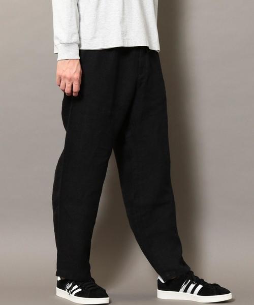 BEAUTY&YOUTH UNITED ARROWS(ビューティーアンドユースユナイテッドアローズ)の「BY カルゼリネン 1P ワイド トラウザーズパンツ ◆(その他パンツ・メンズ・ナチュラル/ブラック・SMALL/MEDIUM/LARGE/X-LARGE)」の15枚目の写真