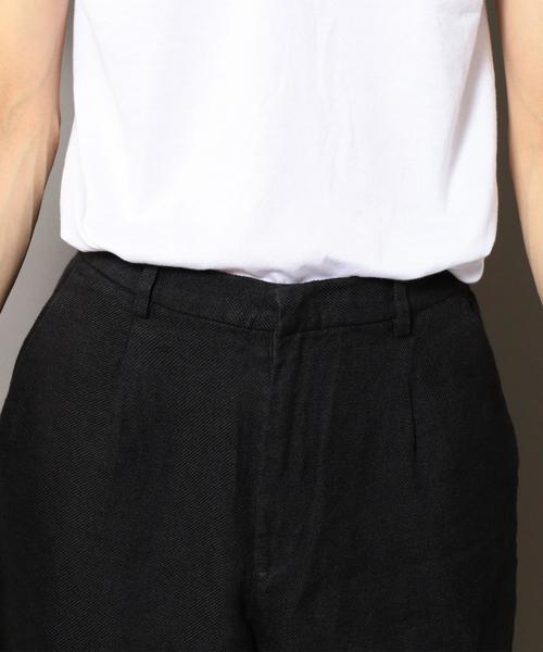 BEAUTY&YOUTH UNITED ARROWS(ビューティーアンドユースユナイテッドアローズ)の「BY カルゼリネン 1P ワイド トラウザーズパンツ ◆(その他パンツ・メンズ・ナチュラル/ブラック・SMALL/MEDIUM/LARGE/X-LARGE)」の11枚目の写真