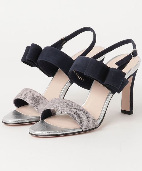 SEVEN TWELVE THIRTY（セヴントゥエルヴサーティー）の「バックストラップリボンサンダル（サンダル・レディース・ブラック系その他/ピンク/ベージュ系その他/ネイビー・22cm/23cm/22.5cm/23.5cm/24.5cm/24cm）」の4枚目の写真