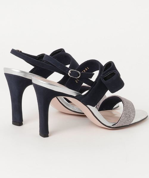 SEVEN TWELVE THIRTY（セヴントゥエルヴサーティー）の「バックストラップリボンサンダル（サンダル・レディース・ブラック系その他/ピンク/ベージュ系その他/ネイビー・22cm/23cm/22.5cm/23.5cm/24.5cm/24cm）」の6枚目の写真