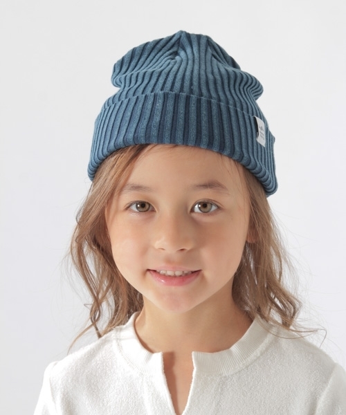 BAYFLOW（ベイフロー）の「BAYFLOW／[KIDS]フェードニットワッチ 18SS（ニットキャップ/ビーニー・キッズ・ネイビー/チャコール/オフホワイト/クリアブルー/ピンク・0）」の3枚目の写真
