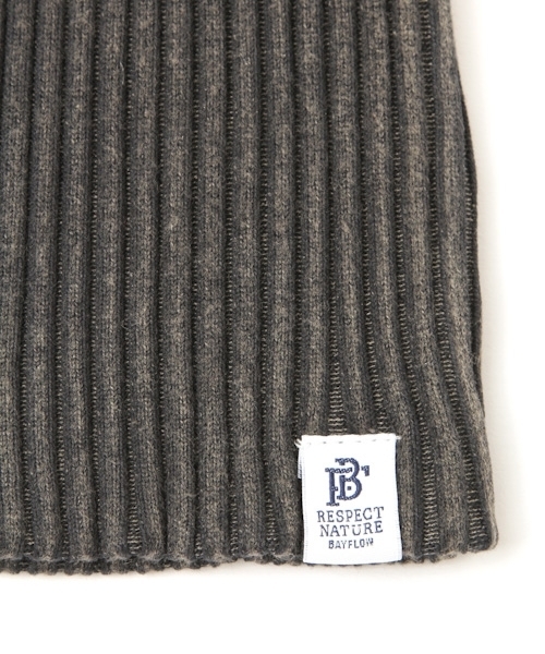 BAYFLOW（ベイフロー）の「BAYFLOW／[KIDS]フェードニットワッチ 18SS（ニットキャップ/ビーニー・キッズ・ネイビー/チャコール/オフホワイト/クリアブルー/ピンク・0）」の8枚目の写真