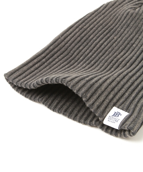 BAYFLOW（ベイフロー）の「BAYFLOW／[KIDS]フェードニットワッチ 18SS（ニットキャップ/ビーニー・キッズ・ネイビー/チャコール/オフホワイト/クリアブルー/ピンク・0）」の10枚目の写真