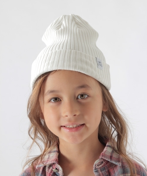 BAYFLOW（ベイフロー）の「BAYFLOW／[KIDS]フェードニットワッチ 18SS（ニットキャップ/ビーニー・キッズ・ネイビー/チャコール/オフホワイト/クリアブルー/ピンク・0）」の17枚目の写真