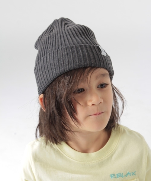 BAYFLOW（ベイフロー）の「BAYFLOW／[KIDS]フェードニットワッチ 18SS（ニットキャップ/ビーニー・キッズ・ネイビー/チャコール/オフホワイト/クリアブルー/ピンク・0）」の18枚目の写真