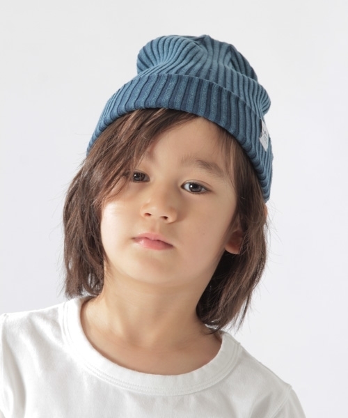 BAYFLOW（ベイフロー）の「BAYFLOW／[KIDS]フェードニットワッチ 18SS（ニットキャップ/ビーニー・キッズ・ネイビー/チャコール/オフホワイト/クリアブルー/ピンク・0）」の19枚目の写真