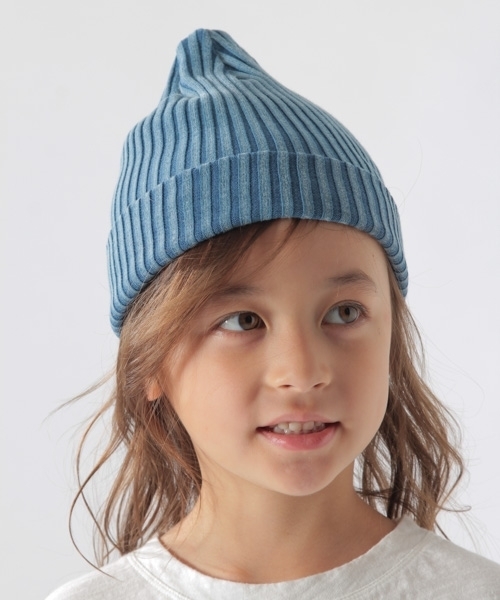 BAYFLOW（ベイフロー）の「BAYFLOW／[KIDS]フェードニットワッチ 18SS（ニットキャップ/ビーニー・キッズ・ネイビー/チャコール/オフホワイト/クリアブルー/ピンク・0）」の20枚目の写真