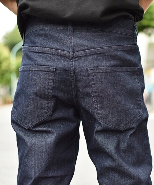 kutir（クティール）の「damage skinny / ダメージスキニーデニムパンツ（デニムパンツ・メンズ・ブラック/サックスブルー/インディゴブルー・SMALL/MEDIUM/LARGE）」の10枚目の写真