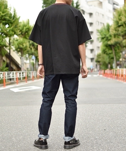 kutir（クティール）の「damage skinny / ダメージスキニーデニムパンツ（デニムパンツ・メンズ・ブラック/サックスブルー/インディゴブルー・SMALL/MEDIUM/LARGE）」の11枚目の写真