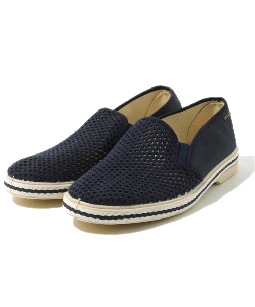 JOURNAL STANDARD(ジャーナルスタンダード)の「FRANCESCO / フランチェスコ: MESH/CANVAS SLIPON / スリッポンシューズ(スリッポン・メンズ・ブラウン/ネイビー/ベージュ/ホワイト/その他10・42/43/44)」の4枚目の写真