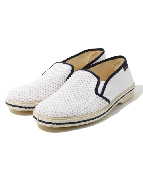 JOURNAL STANDARD(ジャーナルスタンダード)の「FRANCESCO / フランチェスコ: MESH/CANVAS SLIPON / スリッポンシューズ(スリッポン・メンズ・ブラウン/ネイビー/ベージュ/ホワイト/その他10・42/43/44)」の2枚目の写真