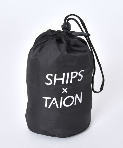 TAION(タイオン)の「TAION×SHIPS: 【WEB限定】別注 Vネック インナーダウン ベスト□(ダウンベスト・メンズ・ブラック/ベージュ/ネイビー/グレー・SMALL/MEDIUM/LARGE/X-LARGE)」の9枚目の写真