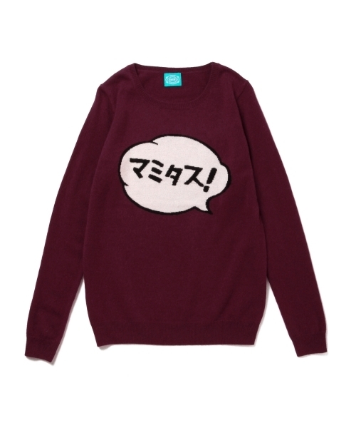 mmts（マミタス）の「□mmts / 吹き出しニット（ニット/セーター・レディース・グレー/ピンク/ワイン・ONE SIZE）」の5枚目の写真