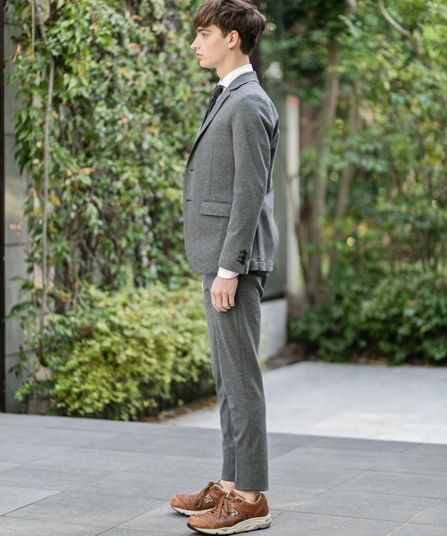 Buffalo Bobs(バッファローボブズ)の「NOMADO-SILKY(ノマド-シルキー)コンパクトシルキー 2B スーツ(スーツセット・メンズ・ネイビー/ダークグレー/グレー・1/S/3/L/2/M)」の21枚目の写真