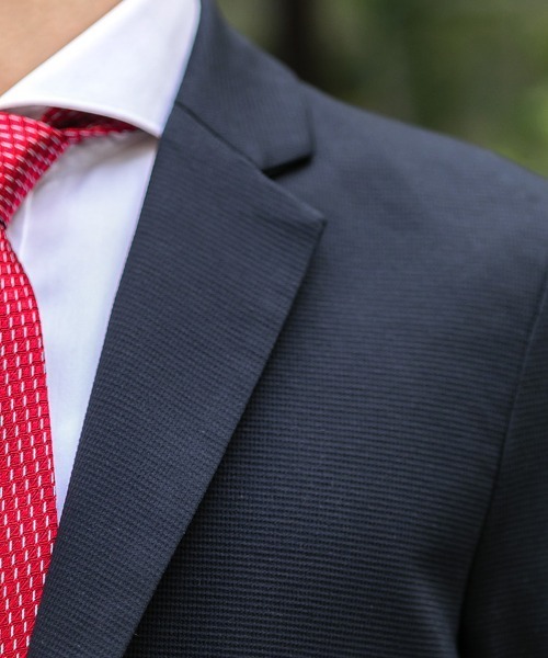 Buffalo Bobs(バッファローボブズ)の「NOMADO-SILKY(ノマド-シルキー)コンパクトシルキー 2B スーツ(スーツセット・メンズ・ネイビー/ダークグレー/グレー・1/S/3/L/2/M)」の9枚目の写真