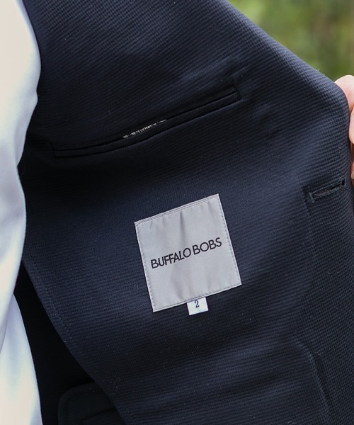 Buffalo Bobs(バッファローボブズ)の「NOMADO-SILKY(ノマド-シルキー)コンパクトシルキー 2B スーツ(スーツセット・メンズ・ネイビー/ダークグレー/グレー・1/S/3/L/2/M)」の10枚目の写真