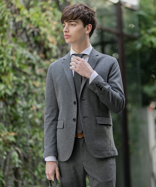 Buffalo Bobs(バッファローボブズ)の「NOMADO-SILKY(ノマド-シルキー)コンパクトシルキー 2B スーツ(スーツセット・メンズ・ネイビー/ダークグレー/グレー・1/S/3/L/2/M)」の13枚目の写真