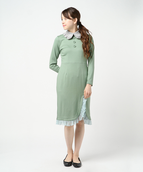 MILK（ミルク）の「Drizella ワンピース（ワンピース・レディース・カーキ/ピンク・FREE）」の2枚目の写真